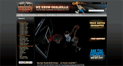 Desktop Screenshot of bigapebasketballhoops.com